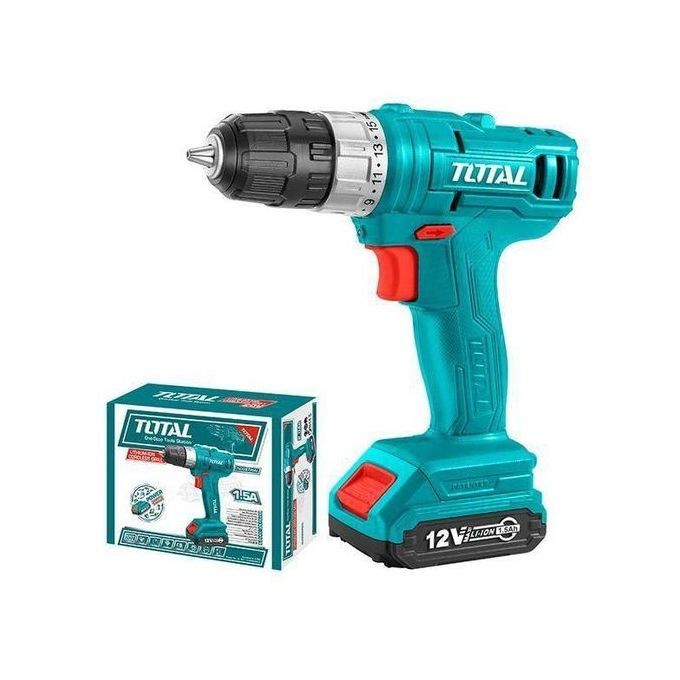 TOTAL Li-ion Impact Drill Cordless - 12V