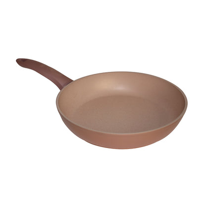 Granite Cookware Pot and Pan Set 8pcs, Rose Gold