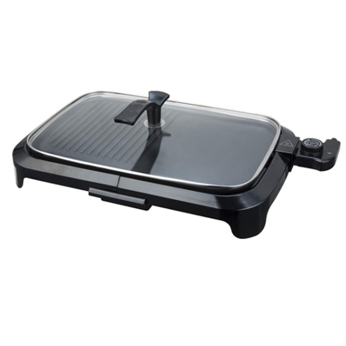 Orca 1600W Glass Cover Non Stick Grill