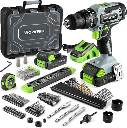 Lithium-Ion impact drill and Hand Tool Accessories Kit