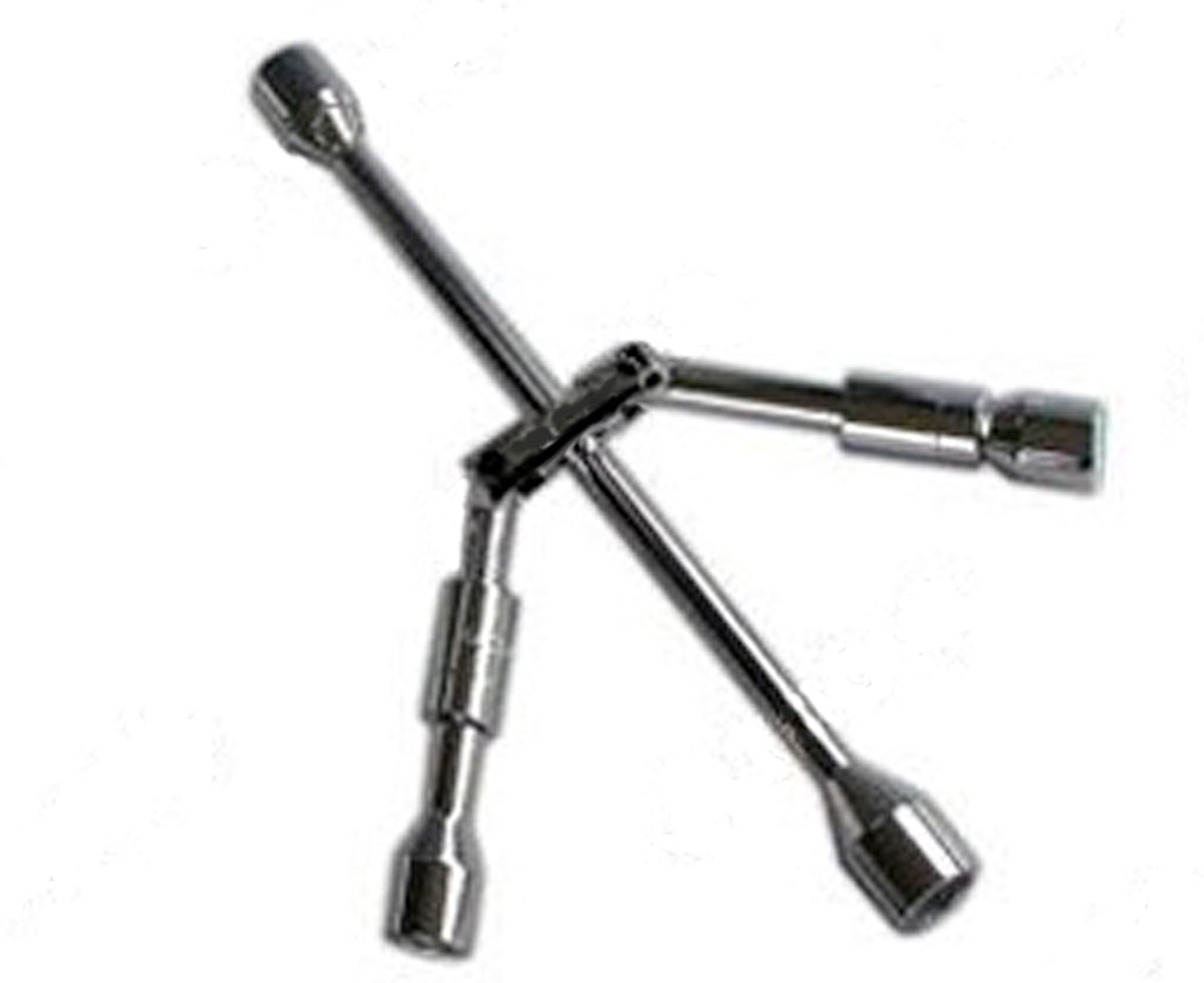 JTW Socket Spanner Wheel 4 -Way (نوع fldng) - 17 × 19 × 22 × 24 مم