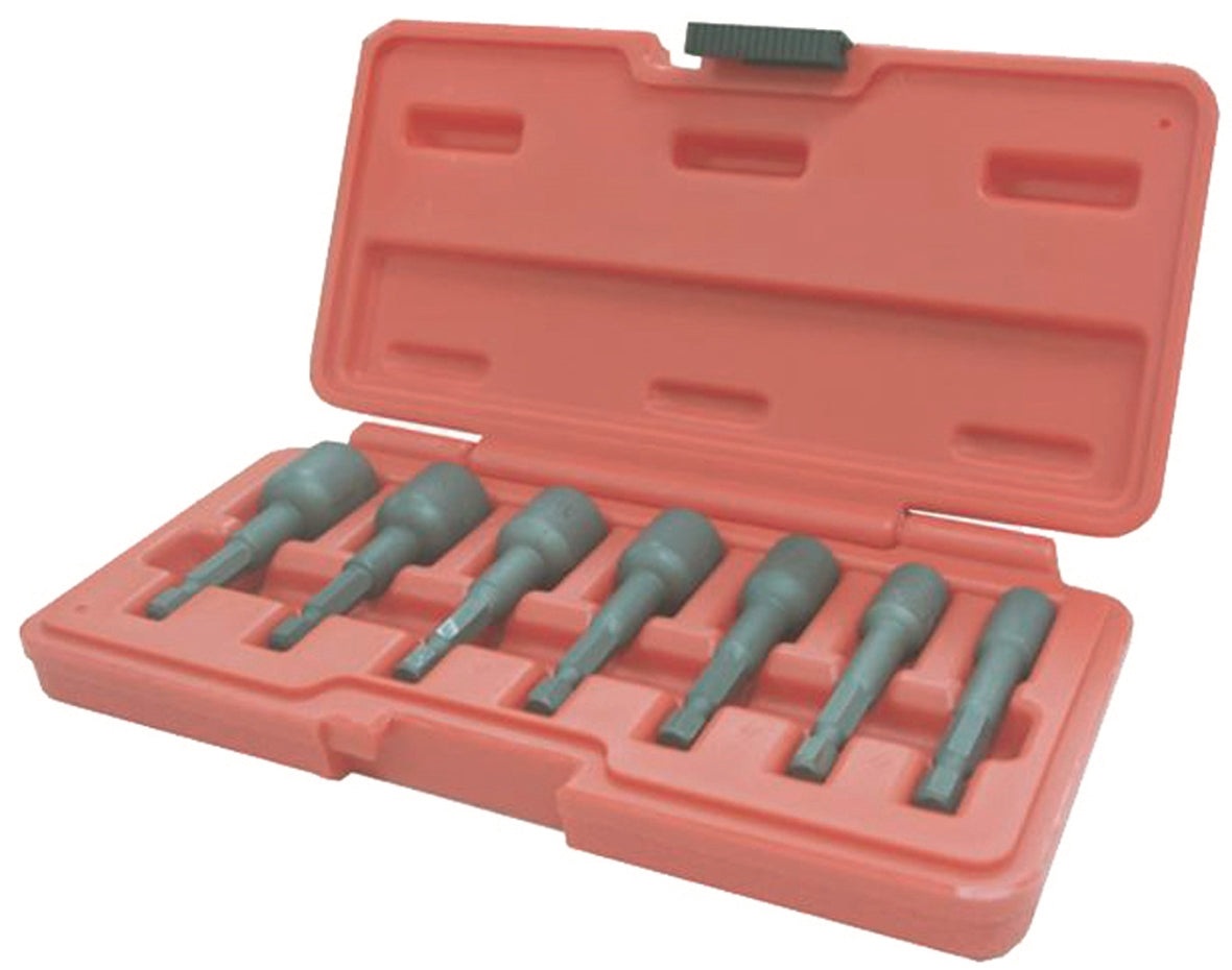 Socket Set Power Fastener Extractor 1/4"Dr. - 7Pcs