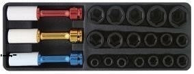SENECA Socket Set Impact 1/2"Dr. - 21Pcs