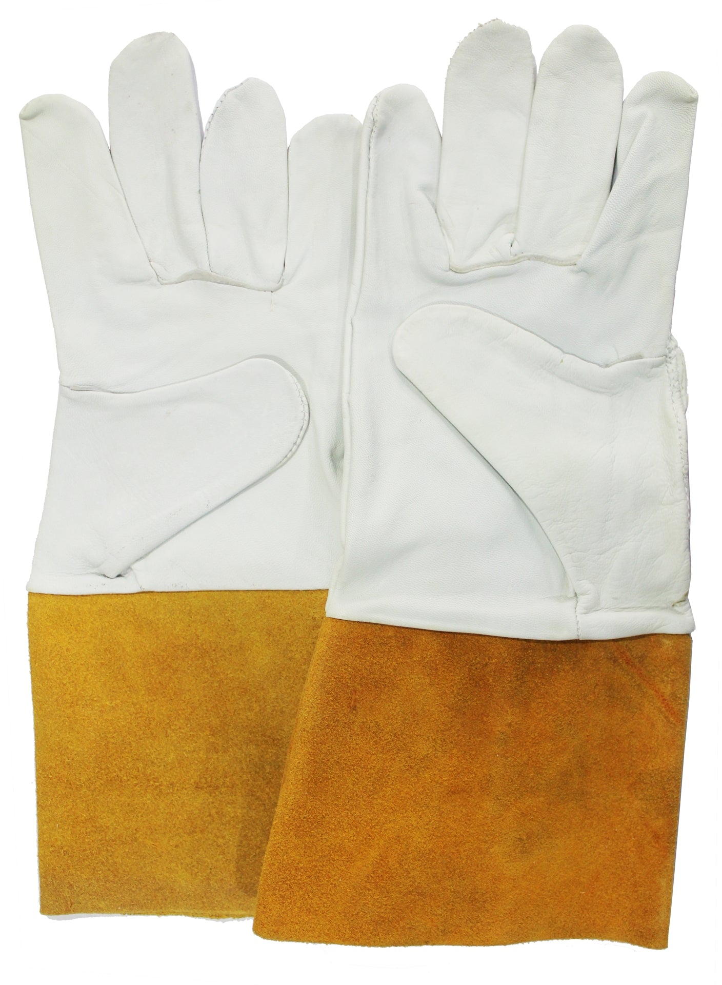 قفازات لحام تيج الجلدية