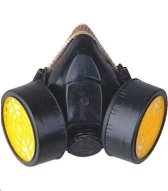 قناع الغبار للمواد الكيميائية مع مرشح تنفس الجسيمات المزدوجة