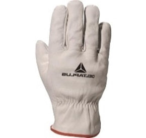 COWHIDE LEATHER GLOVES DELTAPLUS, Standard: EN 388 (3122)