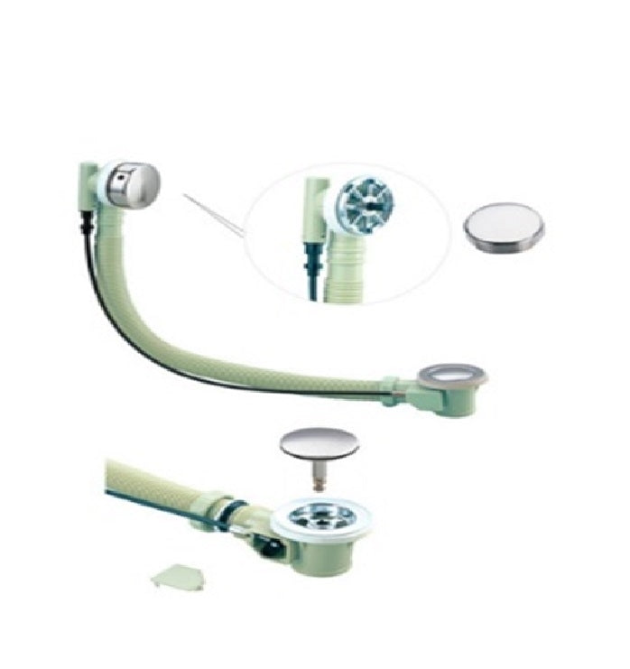 BATH TUB WASTE-CLICK CLACK 1 1/2" Green Bath drainer 65cm