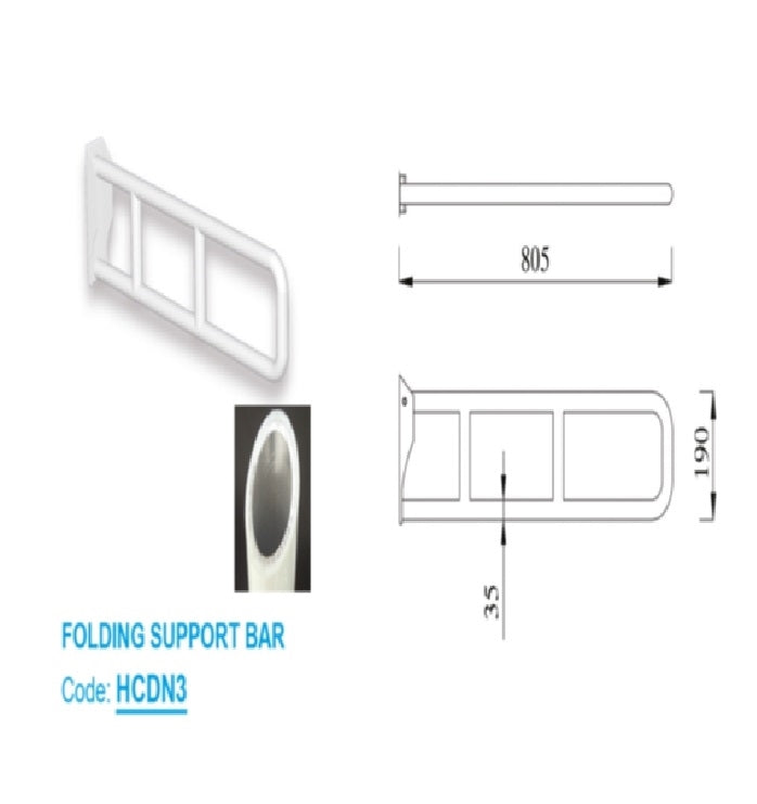 FOLDING SUPPORT BAR