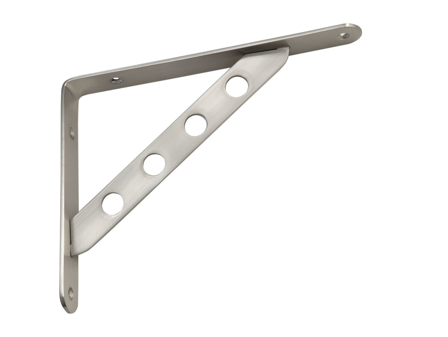 GTV Shelf Support Bracket WB-24, Brushed Steel