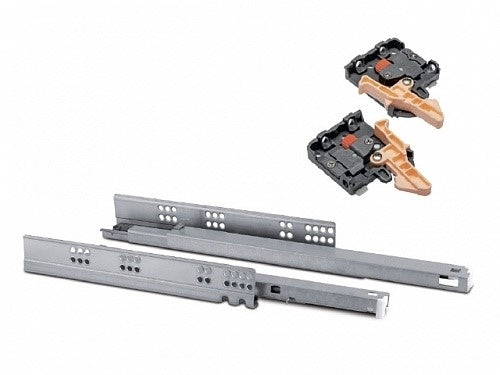 Undermount drawer slide with soft closing 0SHX, 240mm