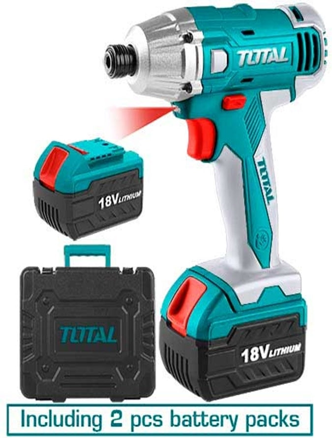 TOTAL Li-ion Impact Driver Cordless - 18V