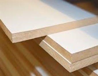 WHITE MELAMINE MDF      122CM* 244CM  * 18MM