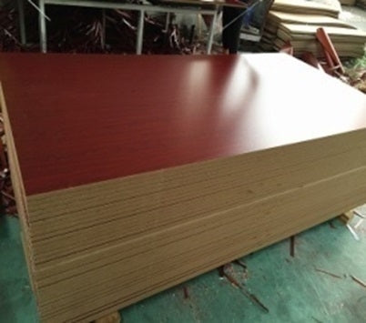MAHAGONEY MELAMINE MDF  122CM* 244CM* 6MM (SINGLE SIDE)