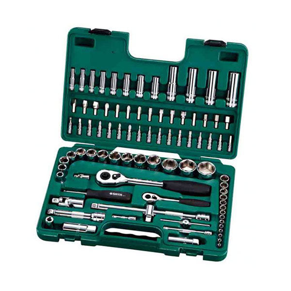 مجموعة أدوات SATA Socket 86 PCS ¼ "& ½" DR SET