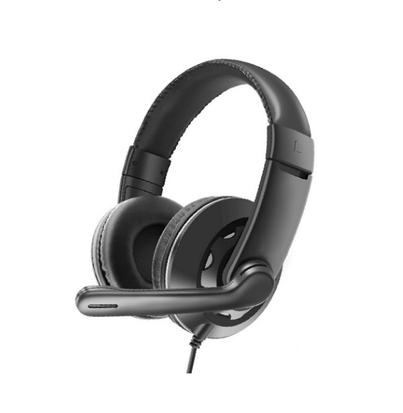 TRANDS TYPE-C STEREO HEADPHONES, Black.