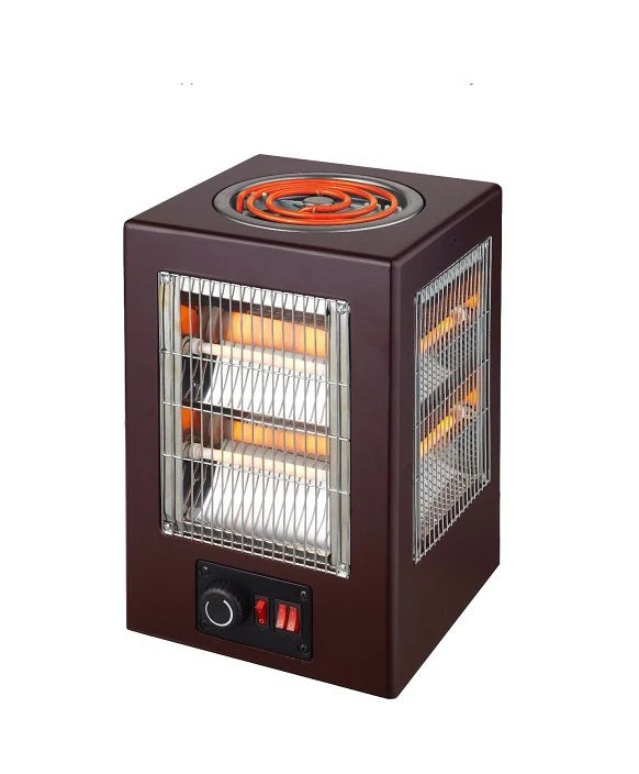 Orca Quartz Heater 2000 Watt, Dark Brown