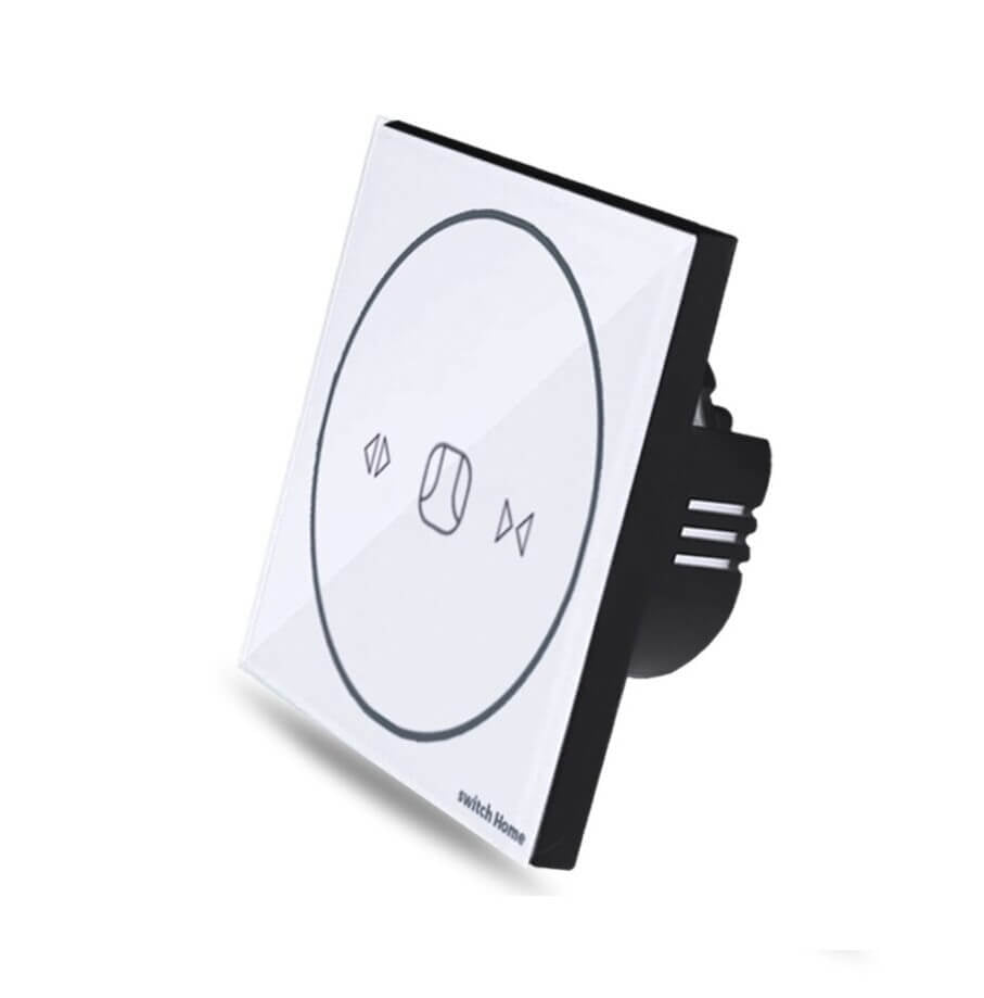 Smart Wifi Controlled  Shutter Curtain Switch Support Google Home & Amazon Alexa-White