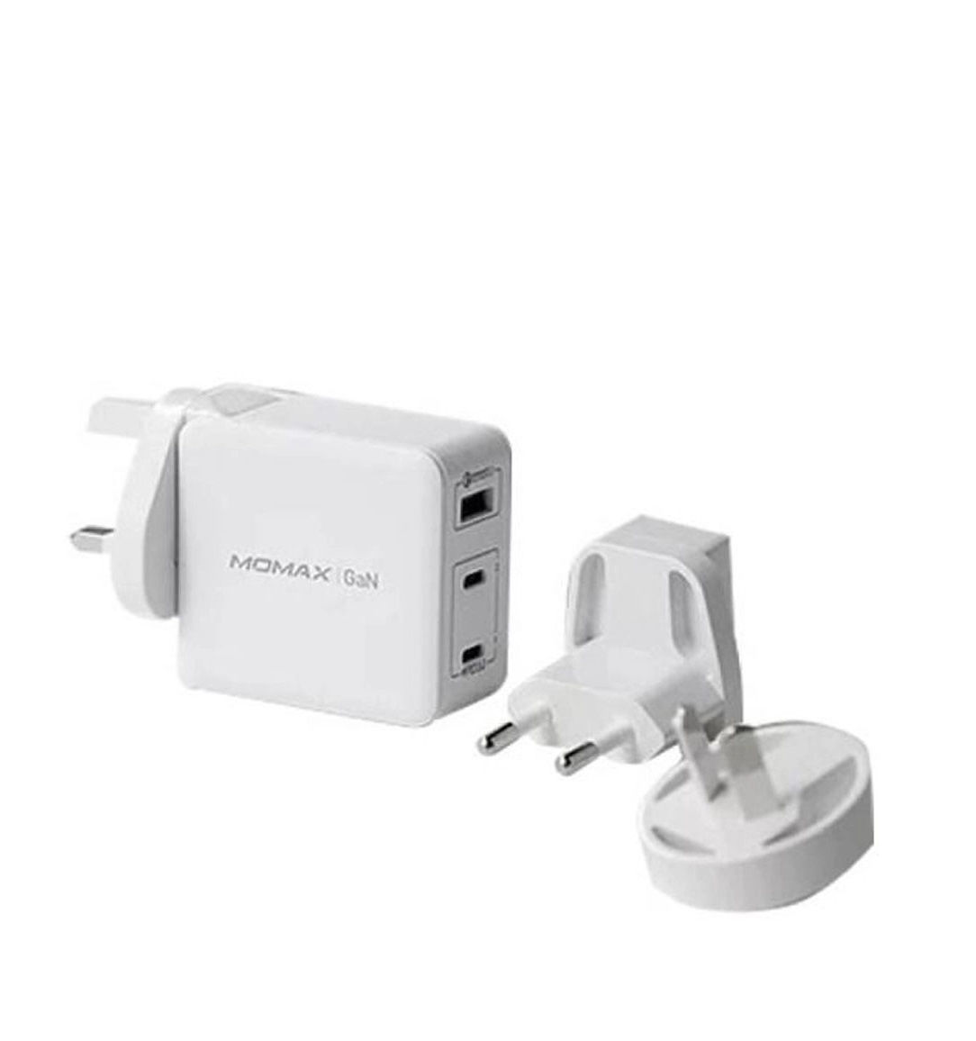 Momax  ONE Plug 65W 3-port GaN Charger with 3 plug