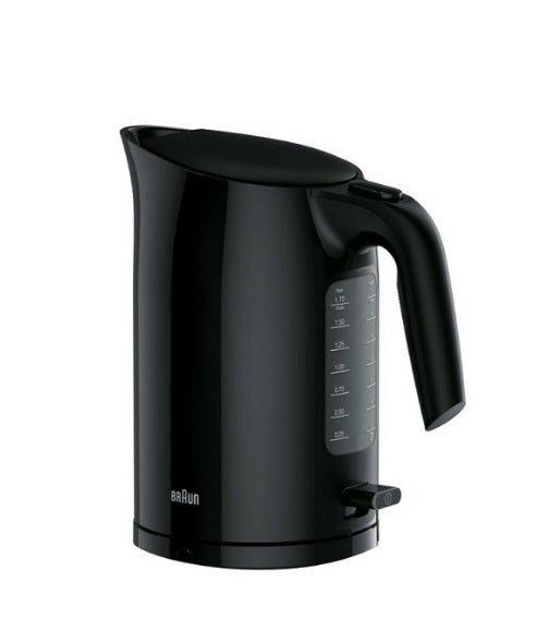 Braun Electric Kettle 3000 Watt, 1.7 Ltr, Black