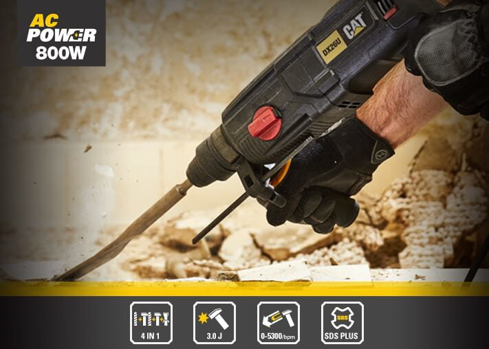 CAT Rotary Hammer DX26 800W 26mm