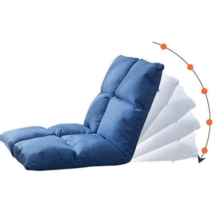 Foldable Lazy Sofa (Black / BLUE / GREY)