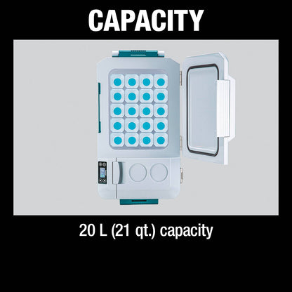 18V X2 LXT Lithium‑Ion, 12V/24V DC Auto, and AC Cooler/Warmer, Tool Only