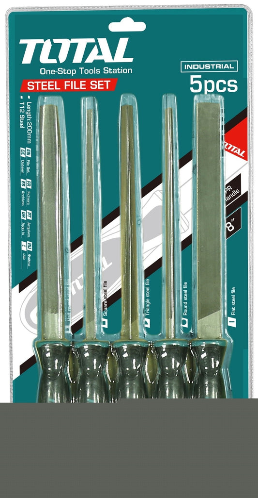 TOTAL File Steel Set (5Pcs) - 200mm (8“)
