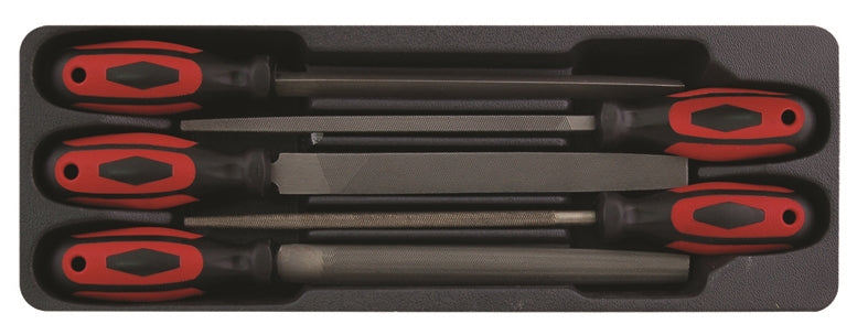 SENECA File Set Blk.Steel (5Pcs)