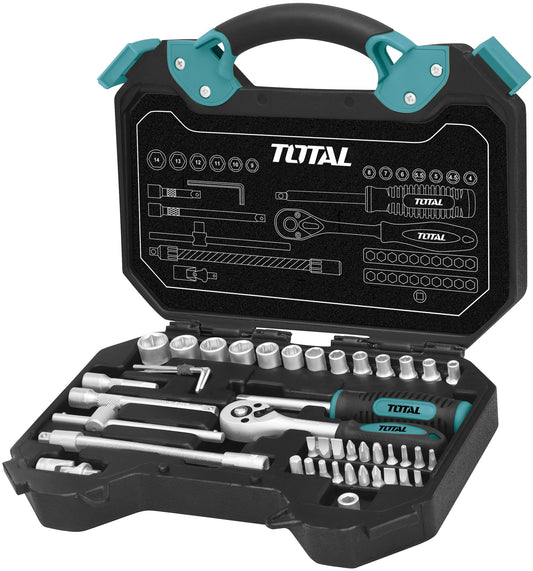 Total Socket Wrench Set, 45 pc