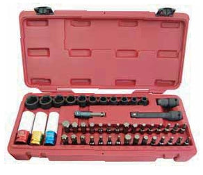 Seneca Socket Set Impact 1/2 "Dr. + 7/16 "pwr.bit set - 47pcs