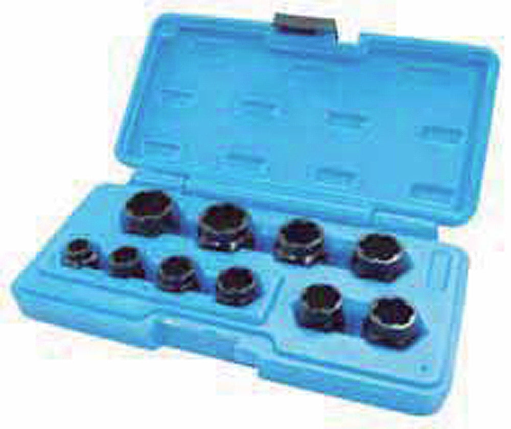 SENECA Socket Set Go Through Twist 1/2"Dr. - 10Pcs