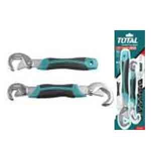 TOTAL Bent Wrench with Rubber Handle - 2Pcs