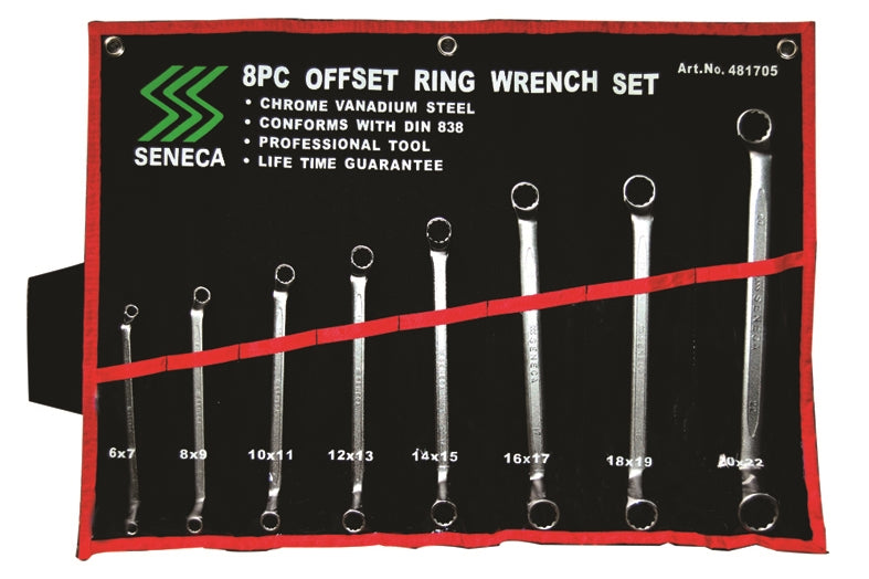 SENECA Spanner Wrench Set Ring Offset - 12Pcs