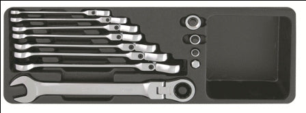SENECA Flexible 1Way Gear Combination Spanner Set - 12Pcs