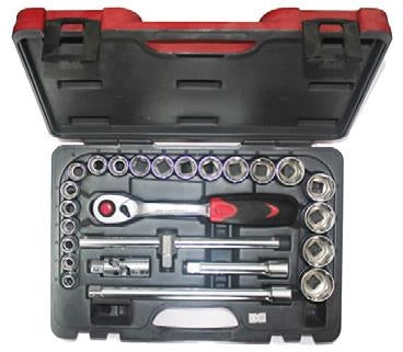 SENECA Socket Wrench Set (1/2"Dr.) - 25Pcs