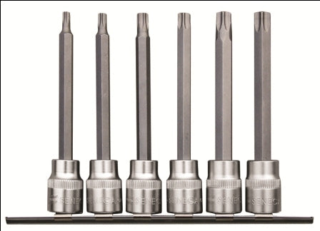 SENECA Star On Rail Socket Bit Set (3/8"Dr.) - 6Pcs