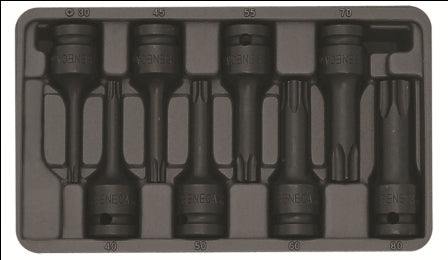 SENECA Star / Hexagon Impact Socket Bit Set (1/2"Dr.) - 8Pcs