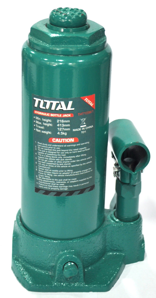 TOTAL Hydraulic Bottle Jack - 6ton