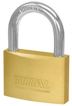 TOTAL Padlock Brass - 50mm