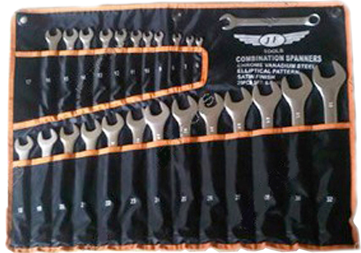 JTW Spanner Set Combo Rsd.Pnl. - 25Pcs