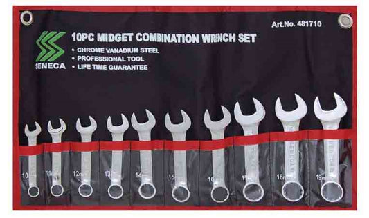 SENECA Spanner Wrench Set Stubby(Mgt) Combo.Pch.Pck - 10Pcs