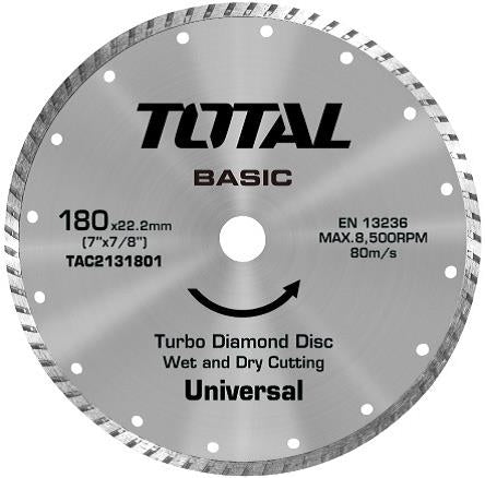 TOTAL Wet Diamond Disc - 125×22mm