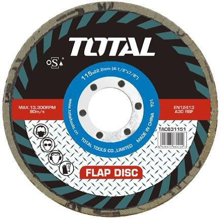 TOTAL Flap Disc - P60 (115 × 22mm)