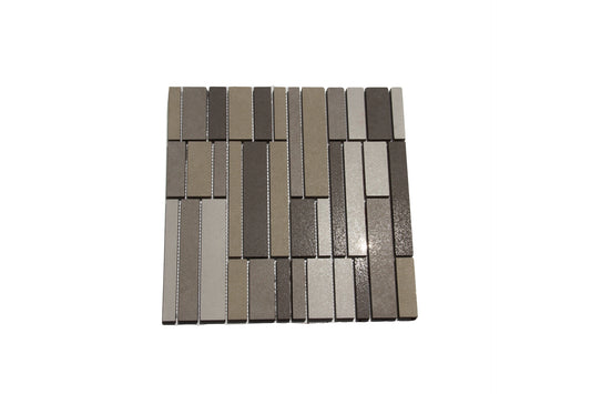 MOSAIC Gres Porcelain FB  10mm -30x30cm (cotton+sand+ash)