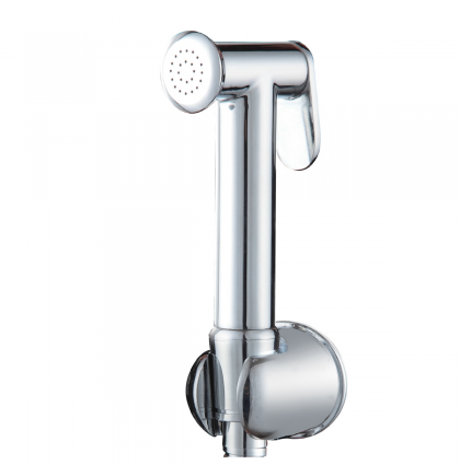 MILANO SLEEK BRASS SHATTAF SET CHROME