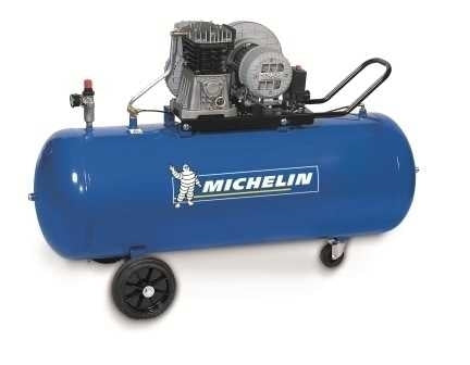 Michelin Air Compressor with Basefoot,Handle & Wheels (MCX200B) 1-Phase
