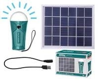 Total Solar panel with LED lamp set