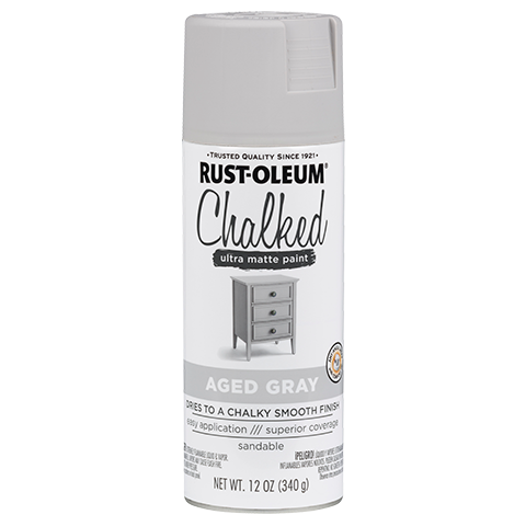 CHALKED ULTRA MATTE PAINT 12OZ AGED GRAY