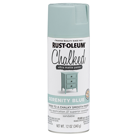 CHALKED ULTRA MATTE PAINT 12OZ SERENITY BLUE