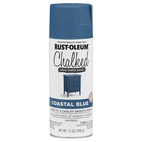 CHALKED ULTRA MATTE PAINT 12OZ COASTAL BLUE